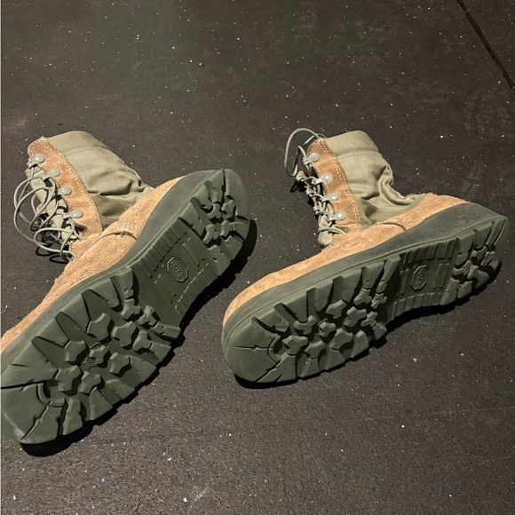 BELLEVILLE Mens Green Air Force Temperate Weather Vibram Lace Up Combat Boots - Picture 3 of 4